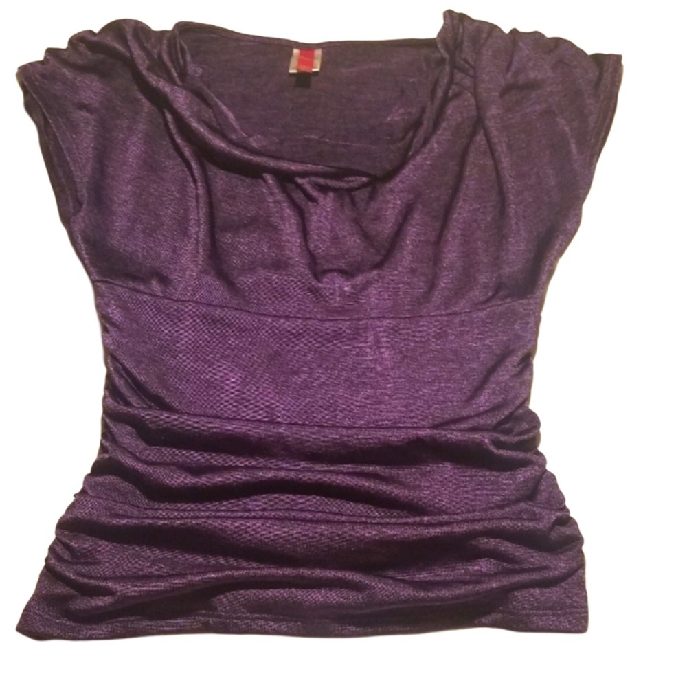 Metallic Purple Blouse